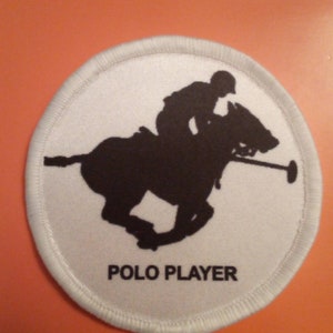 Polo Horse Sports 8cm Patch Badge