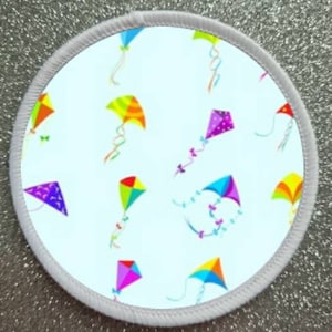 3 inch Kite Flying patch badge
