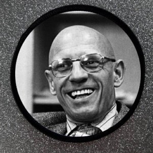 3 Inch Paul Michel Foucault Philosophy patch badge