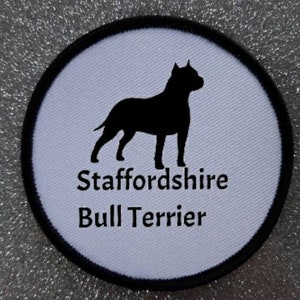 3 Inch Staffordshire Bull Terrier patch badge