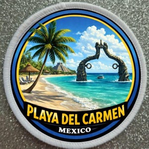 3インチ プラヤ デル カルメン メキシコ パッチ バッジ