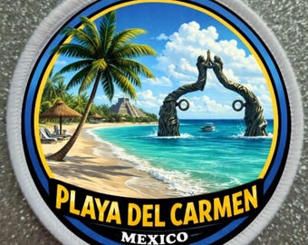 3 inch Playa Del Carmen Mexico Patch Badge