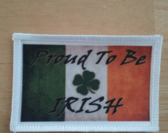 Orgulloso de ser irlandés 3 pulgadas Patch Badge