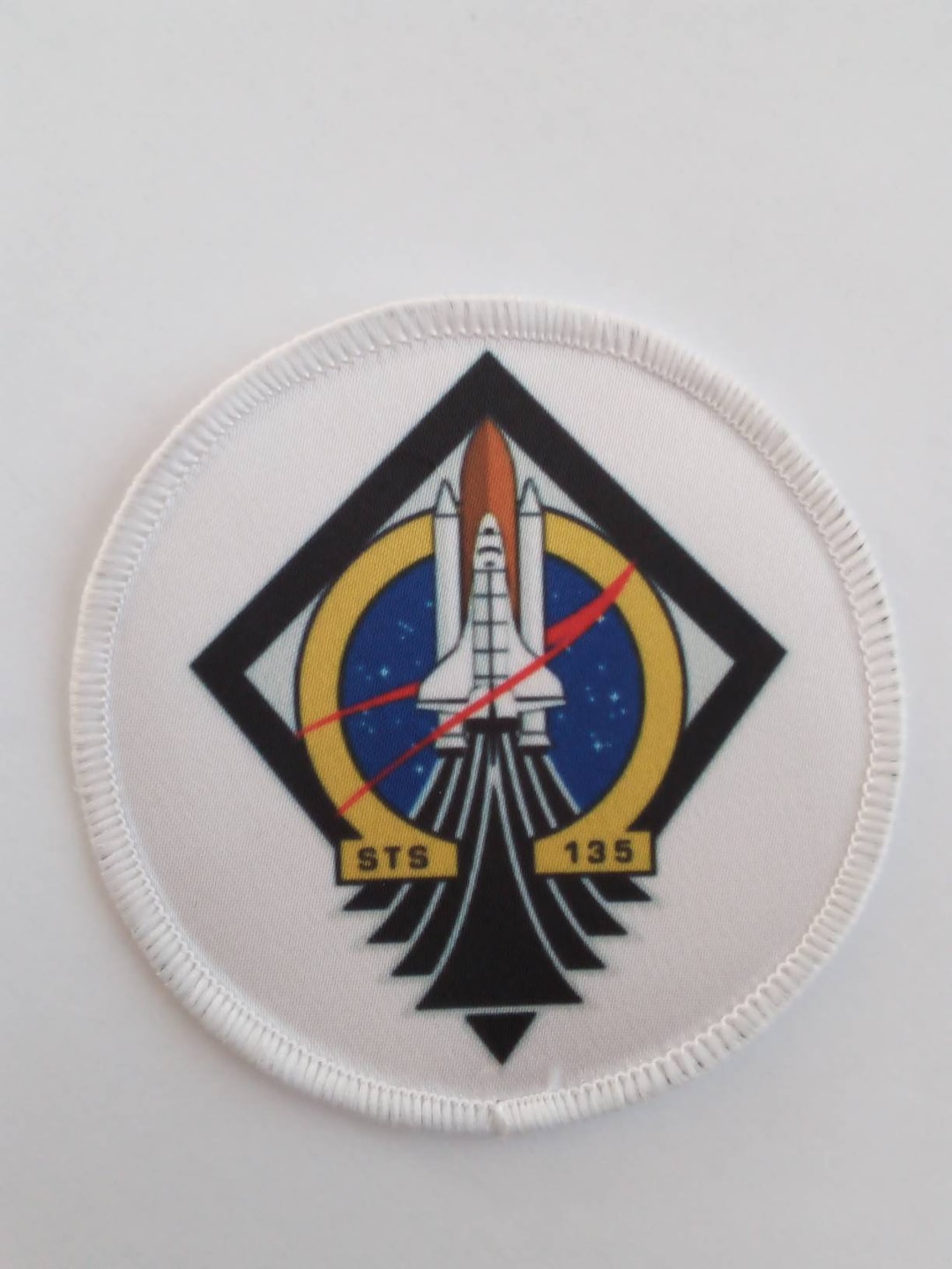 3 Inch NASA Approved Patch Space Shuttle Mission STS 135 Space Travel ...