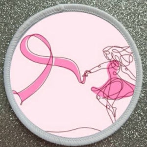 3 inch Breast Cancer Awareness patch badge