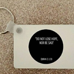 2.5" Quran Do Not Lose Hope Keyring Keychain