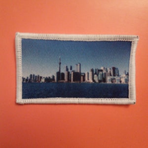CN Tower Toronto Skyline Toronto Islands Canada 8cm Patch Badge