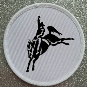 Insignia del parche de sublimación Cowboy de 3 pulgadas