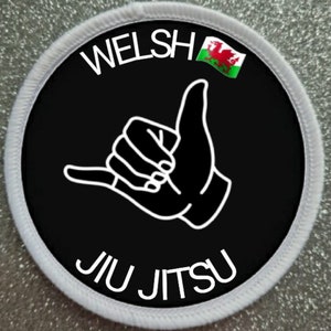 3 inch Welsh Jiu Jitsu Wales BJJ Patch Badge