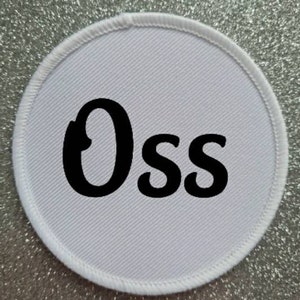 7 inch Large Oss BJJ Jiu Jitsu Patch Badge