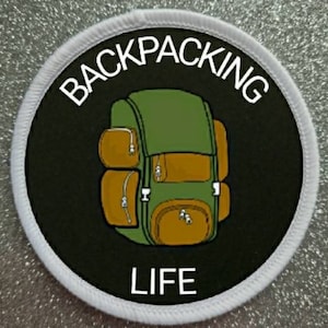 3 inch Backpacking Life Patch Badge