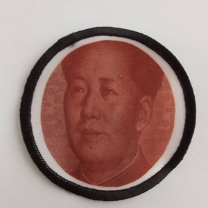 3-calowa naszywka Mao Zedong China Chinese Leader z żelaza/naszywką