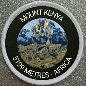 3 inch Mount Kenya patch badge
