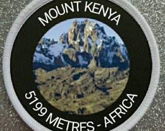 3 inch Mount Kenya patch badge