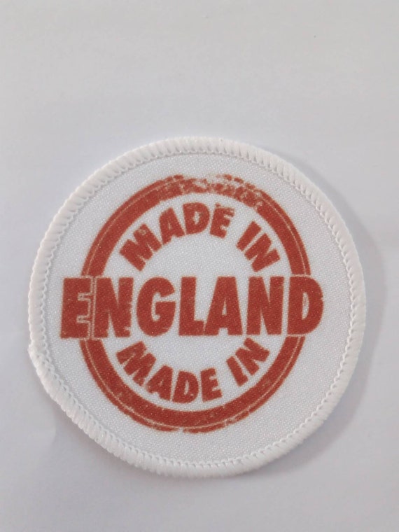 3 Inch Made in England English and Proud Patch Badge Etsy Ireland