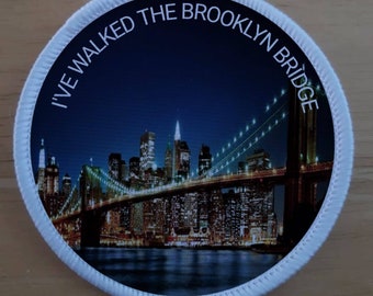 Brooklyn Bridge New York NY USA 8cm Patch Badge