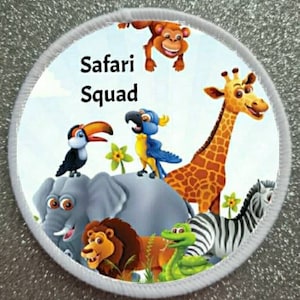 3 Inch Safari Squad patch badge