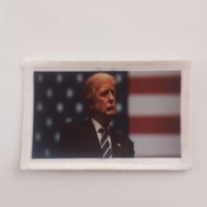 Insignia de parche de Donald Trump de 3 pulgadas