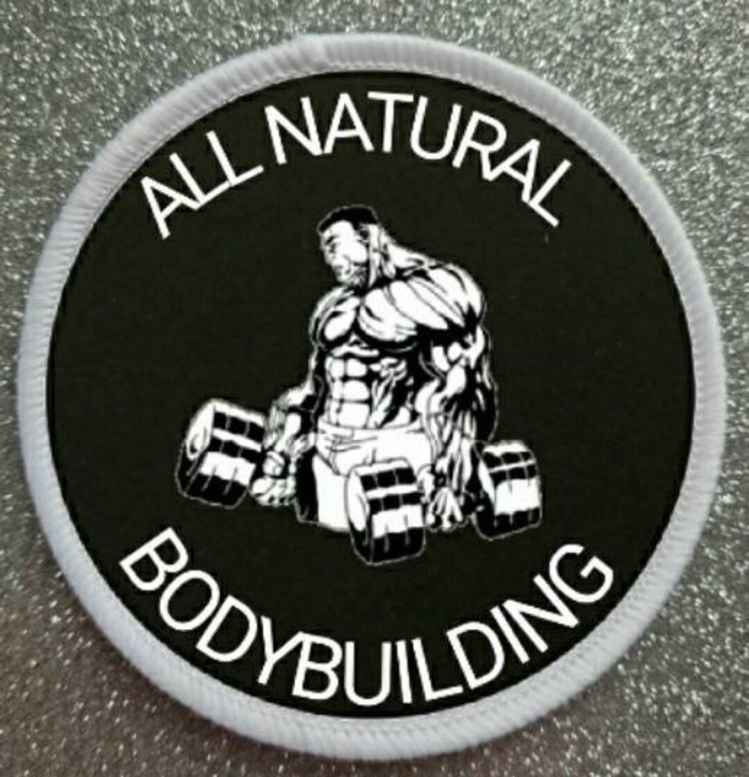 3 Inch All Natural Bodybuilding Patch Badge - Etsy