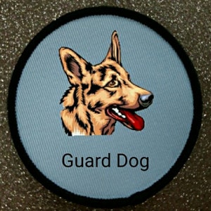 3 inch German Shepherd Dog Patch Badge