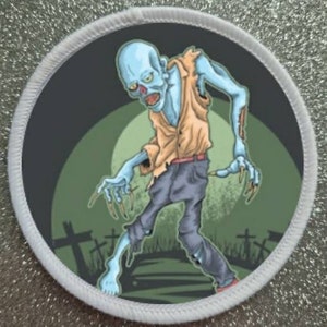 3 inch Zombie patch badge