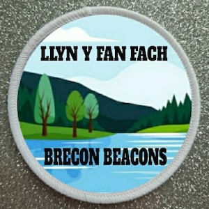 3 inch Llyn You Fan Fach Brecon Beacons Lake patch badge