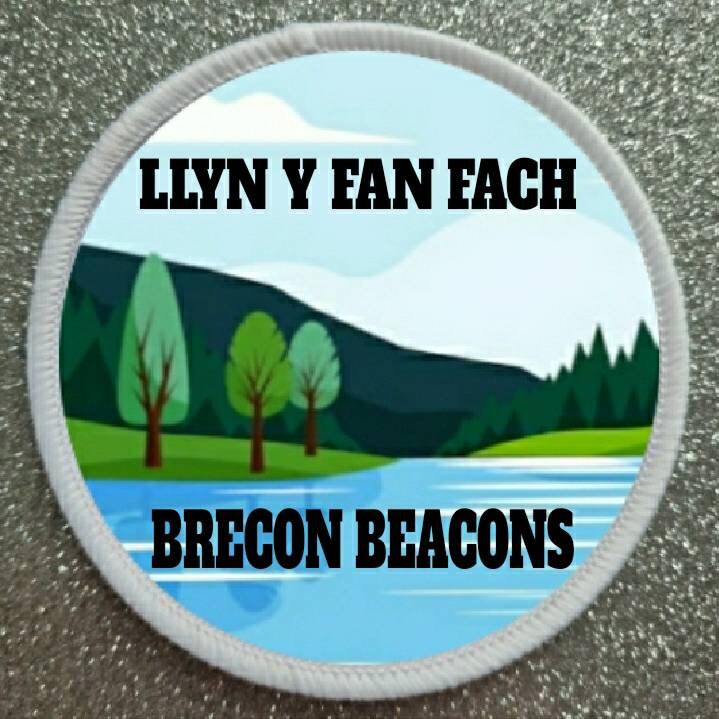3 inch Llyn You Fan Fach Brecon Beacons Lake patch badge