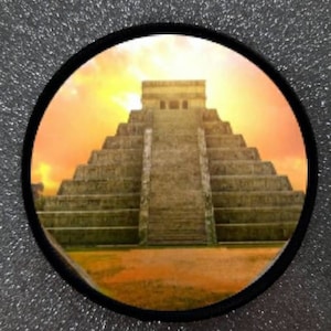 Mexico Chitzen Itza Yucatan 8cm Patch Badge