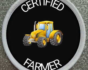 3 inch Certified Farmer patch badge