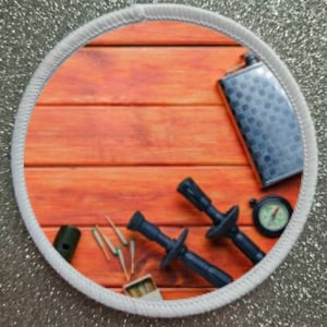 3 inch Hiking kit patch badge