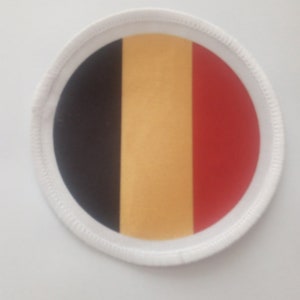 3 Inch Belgium Flag Patch Badge