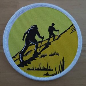 3 Inch Trekking Walking Adventure Patch Badge