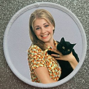 3 Inch 1990s Classic TV sublimation patch badge.