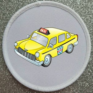 3 Inch New York Yellow Taxi Sublimation Patch Badge