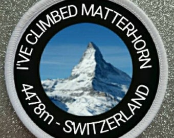 3 inch Matterhorn Switzerland patch badge