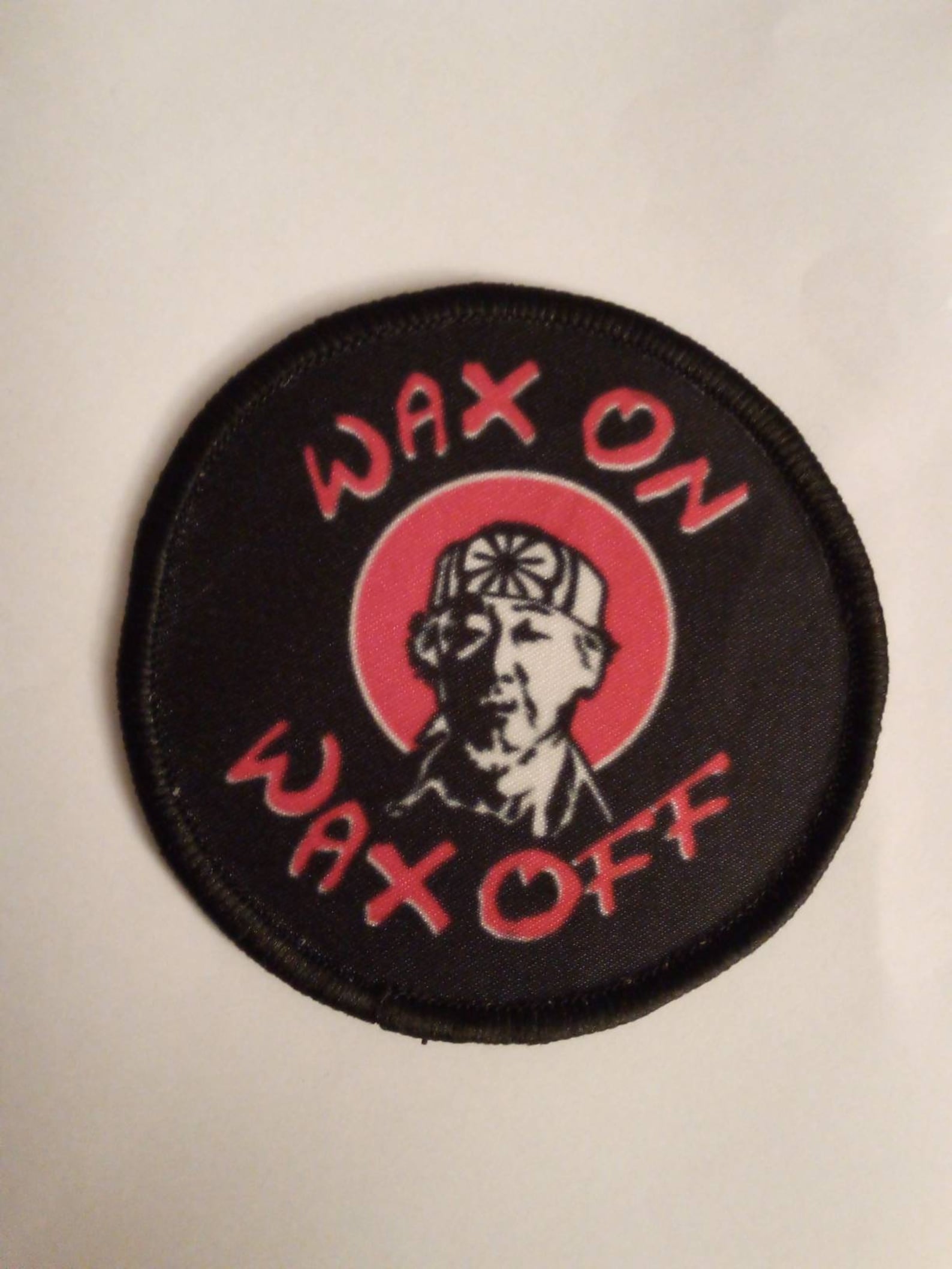 Wax on Wax off 8cm Patch Badge Etsy
