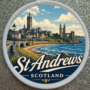 3 Inch St Andrews Scotland patch badge