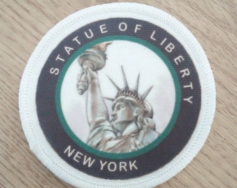 Insignia de parche de 3 pulgadas estatua de la libertad de Nueva York