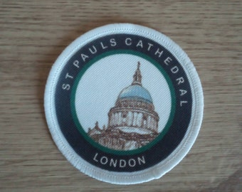 Insignia de parche de Londres de la Catedral de San Pablo de 3 pulgadas