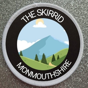 3 inch The Skirrid Monmouthshire Walking Hiking patch badge