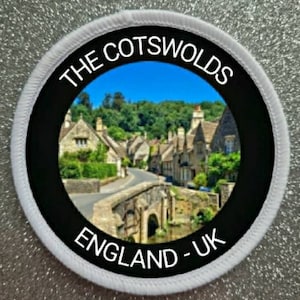3 Inch The Cotswolds England sublimation patch badge.