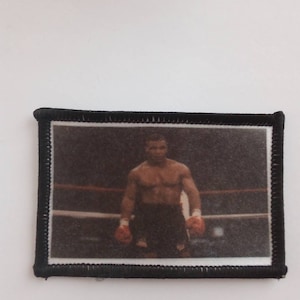 3 inch Iron Mike Tyson Iron or Sew on Patch Badge
