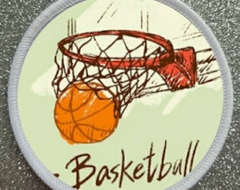 3 Zoll Basketball Patch Anstecker
