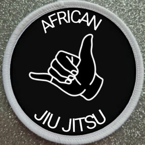 3 inch African Jiu Jitsu Africa BJJ Patch Badge