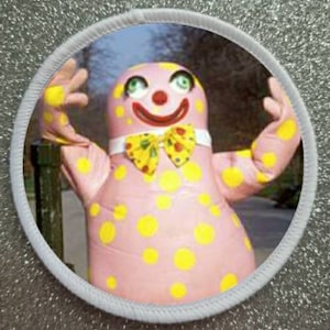 3 Inch Retro TV sublimation patch badge.