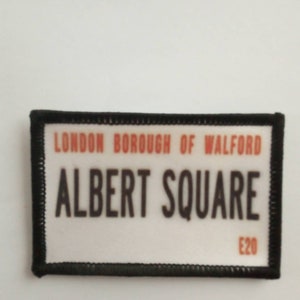 Insignia de parche albert square de 3 pulgadas