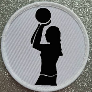 3 Inch Netball sublimation patch badge.