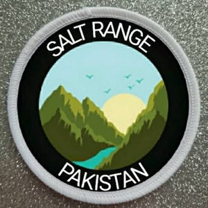 3 inch Salt Range Pakistan patch badge