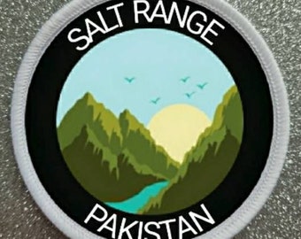 3-calowa naszywka Salt Range Pakistan