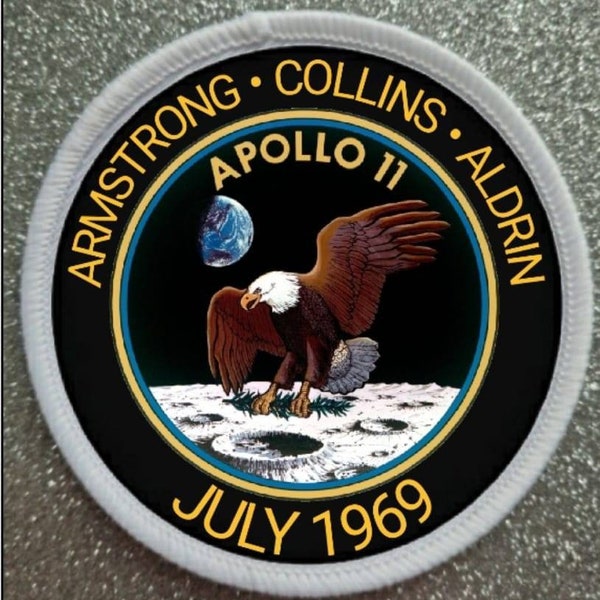 3 inch Apollo 11 Space patch badge